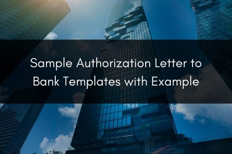 Transaction Authorization Text Example Authorization Letter to Bank for Banking Transaction | Authorization Letter