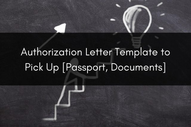 Authorization Letter to Pick Up Child from School | Authorization Letter